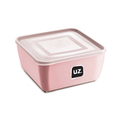 Pote Multiuso Premium Quadrado 500ml Rosa UZ