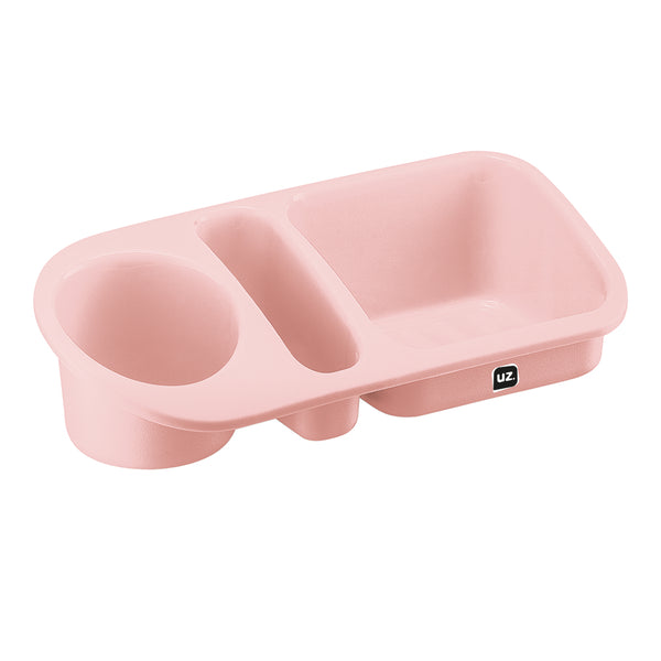 Organizador de Pia Plus 23,8cm X 10,3cm Rosa UZ