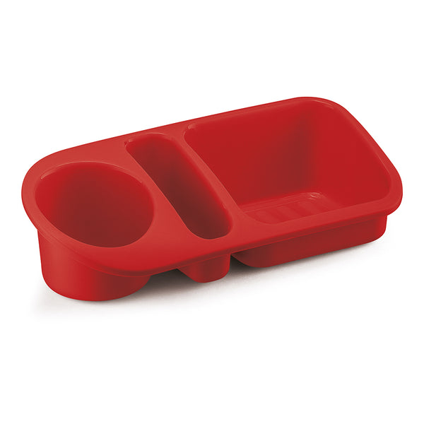 Organizador de Pia Plus 23,8cmx10,3cm Vermelho UZ