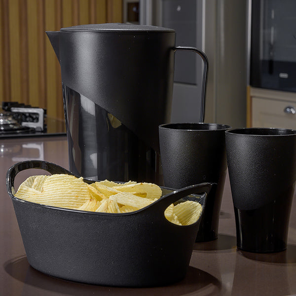 Cesto Plus P 20,8cm X 14,3cm Preto UZ - ambiente