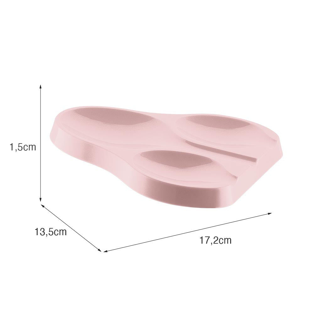 Suporte para Colher Plus Rosa UZ - medidas