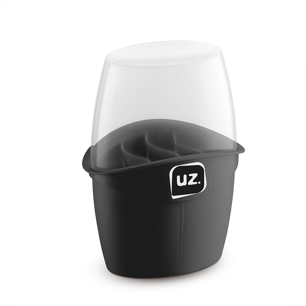 Porta Talheres Plus com Tampa Preto UZ