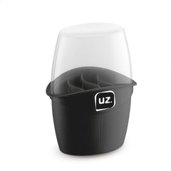 Porta Talheres Plus com Tampa Preto UZ