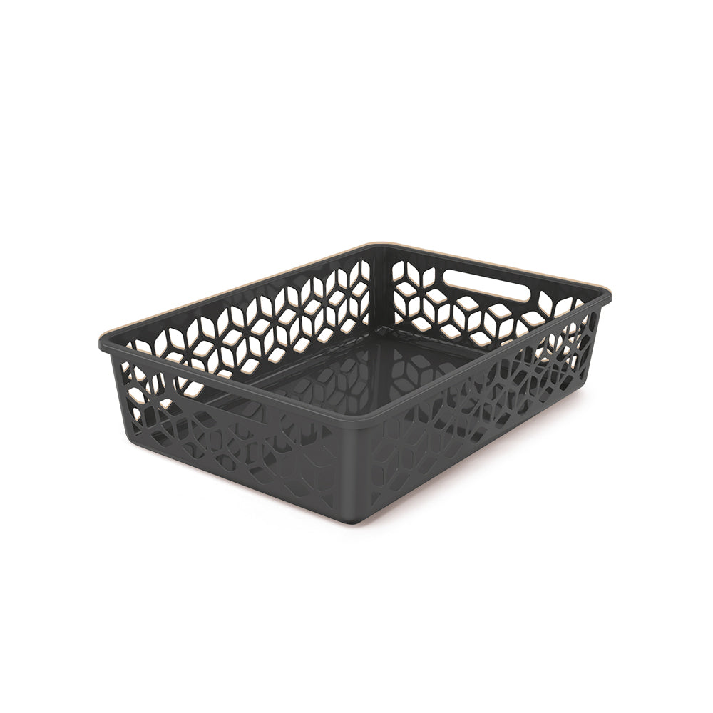 Cesto Organizador Raso 9 Litros Preto UZ