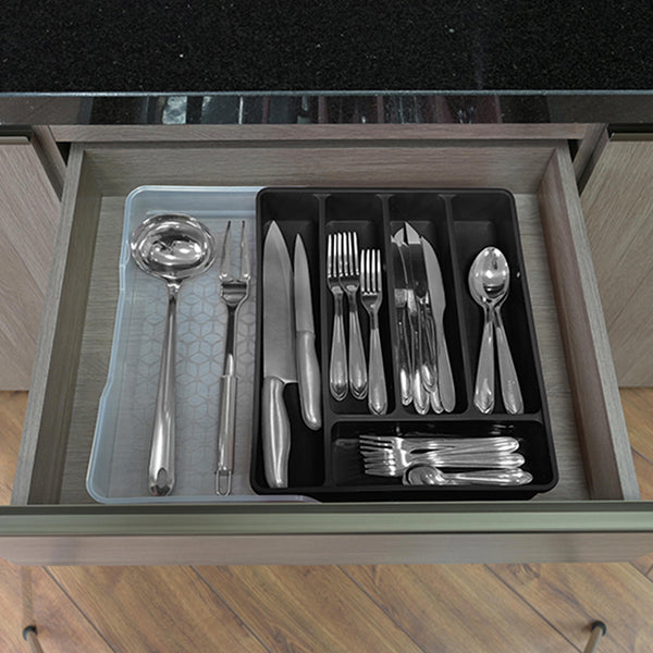 Organizador com Tampa Premium Pp Preto UZ - ambiente