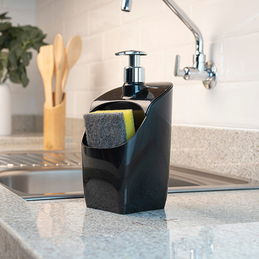 Dispenser com Válvula Metalizado Preto UZ - ambiente