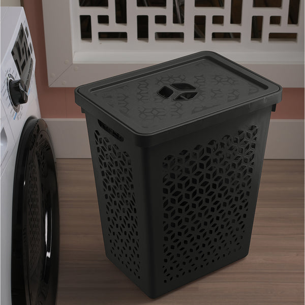 Cesto Organizador 55 Litros Preto UZ - ambiente