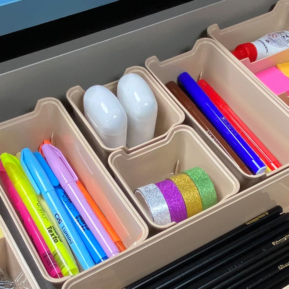 Organizador de Gaveta Capuccino UZ - fundo branco