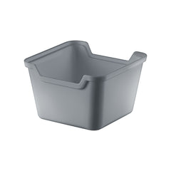 Organizador de Gaveta de plástico cinza, 8,6 x 8,6 x 5,5 cm, da UZ Utilidades