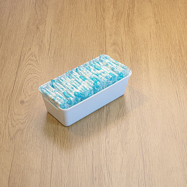 Organizador de Gaveta 8,5x17 Branco UZ - ambiente
