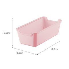 Organizador de Gaveta 8,5x17 Rosa UZ - medidas