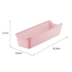 Organizador de Gaveta 8,5x25,5 Rosa UZ - medidas