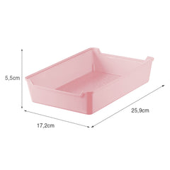 Organizador de Gaveta 17x25,5 Rosa UZ - medidas