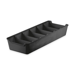 Organizador de Gavetas com Divisórias 12,5x34 Preto UZ