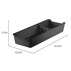 Organizador de Gaveta para Facas 12,5x34 Preto UZ - medidas