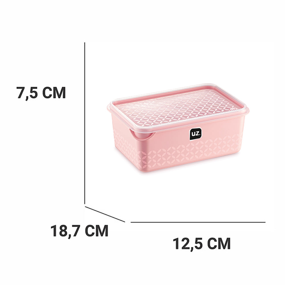 Pote Multiuso 1 Litro Rosa UZ - medidas