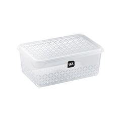 Pote Multiuso de plástico transparente, 1 litro, da UZ Utilidades