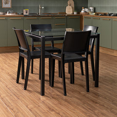 4 Cadeiras Hydra Plus Preto UZ