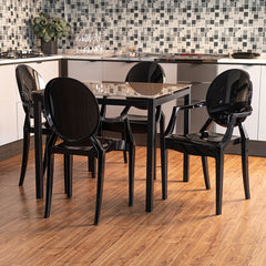 4 Cadeiras Wind Plus Preto UZ
