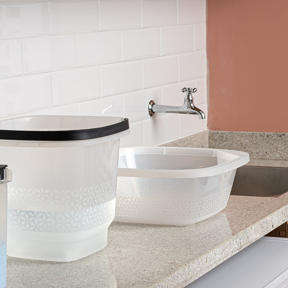 Bacia Slim 8,5 Litros Transparente UZ - ambiente