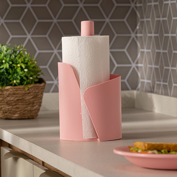 Porta Papel Toalha Slim Rosa UZ