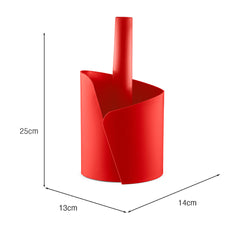 Porta Papel Toalha Slim Vermelho UZ - medidas