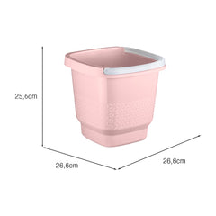 Balde Slim com Alça 8,5 Litros Rosa UZ