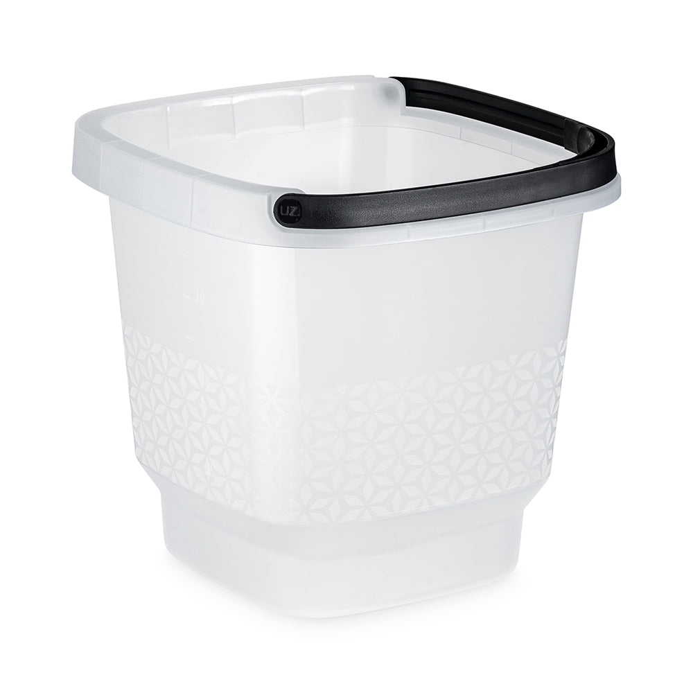 Balde Slim com Alça 8,5 Litros Transparente UZ