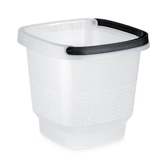 Balde Slim com Alça 8,5 Litros Transparente UZ