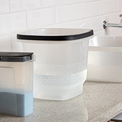 Balde Slim com Alça 8,5 Litros Transparente UZ - ambiente