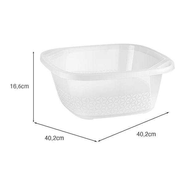 Bacia Slim 14 Litros Transparente UZ - medidas