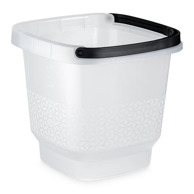 Balde Slim com Alça 12 Litros Transparente UZ