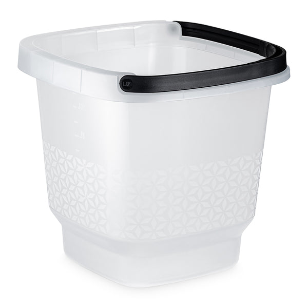 Balde Slim com Alça 12 Litros Transparente UZ
