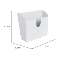 Porta Guardanapos Slim 14cm X 8,9cm Branco UZ