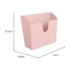 Porta Guardanapos Slim 14cm X 8,9cm Rosa UZ - medidas