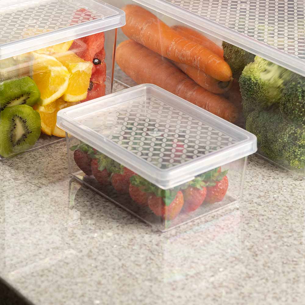 Organizador Multiuso P 600ml Transparente UZ - ambientada
