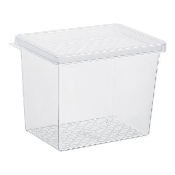Organizador Multiuso M 1,3 Litros Transparente UZ - fundo branco