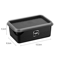 Pote Multiuso 250ml Preto UZ - medidas