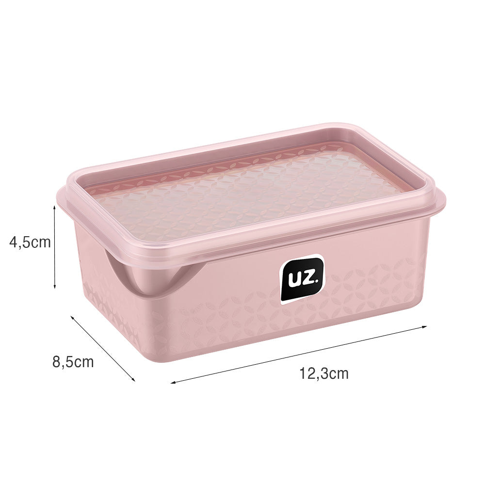 Pote Multiuso 250ml Rosa UZ - medidas