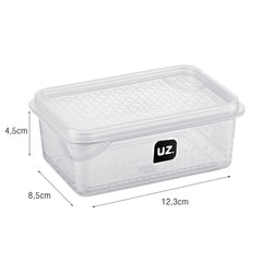 Pote Multiuso 250ml Transparente UZ - medidas