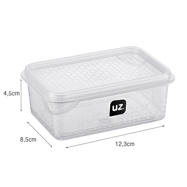 Pote Multiuso 250ml Transparente UZ - medidas