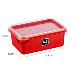 Pote Multiuso 250ml Vermelho UZ - medidas