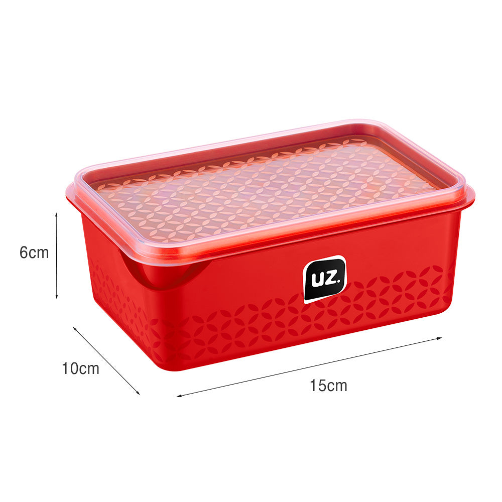 Pote Multiuso 500ml Vermelho UZ - medidas