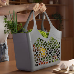 Bolsa Flexa Multiuso Cinza Sólido de Plástico UZ