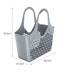 Bolsa Flexa Multiuso Cinza Sólido de Plástico UZ - medidas