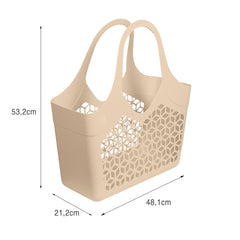 Bolsa Flexa Multiuso Capuccino Sólido de Plástico UZ - medidas