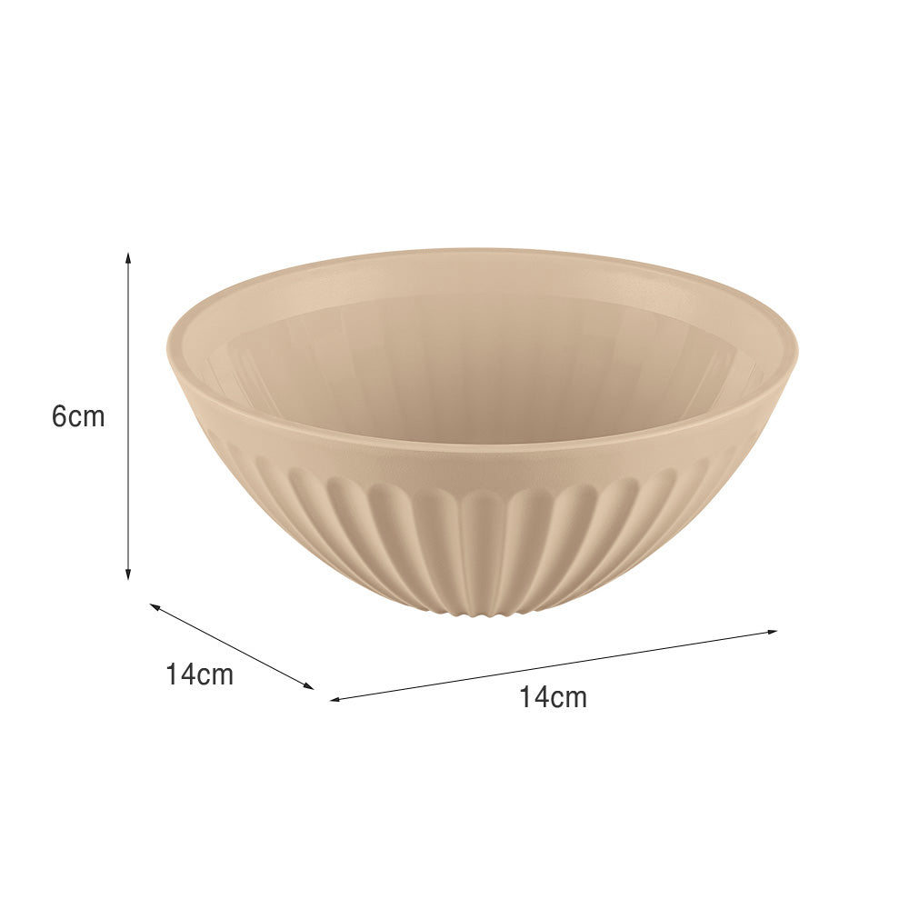 Cumbuca de Plástico 400ml Capuccino UZ - medidas