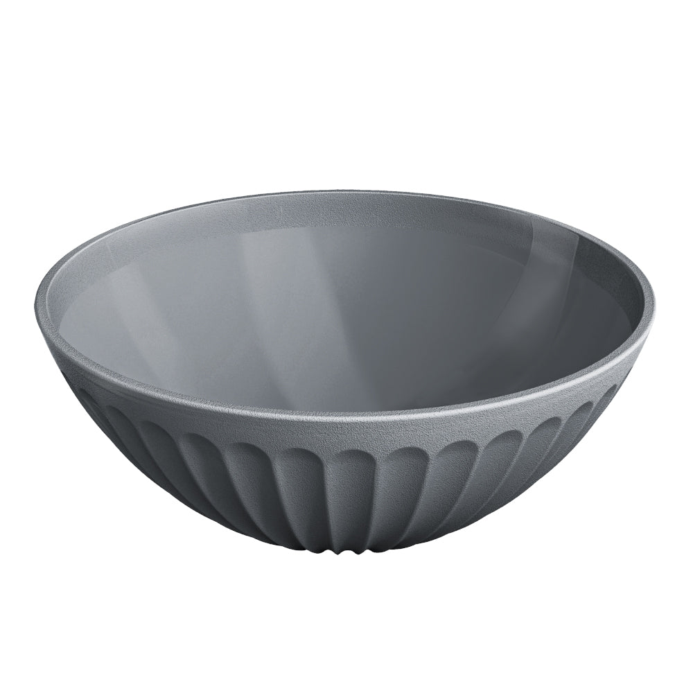 Saladeira de Plástico 1 Litro Cinza UZ