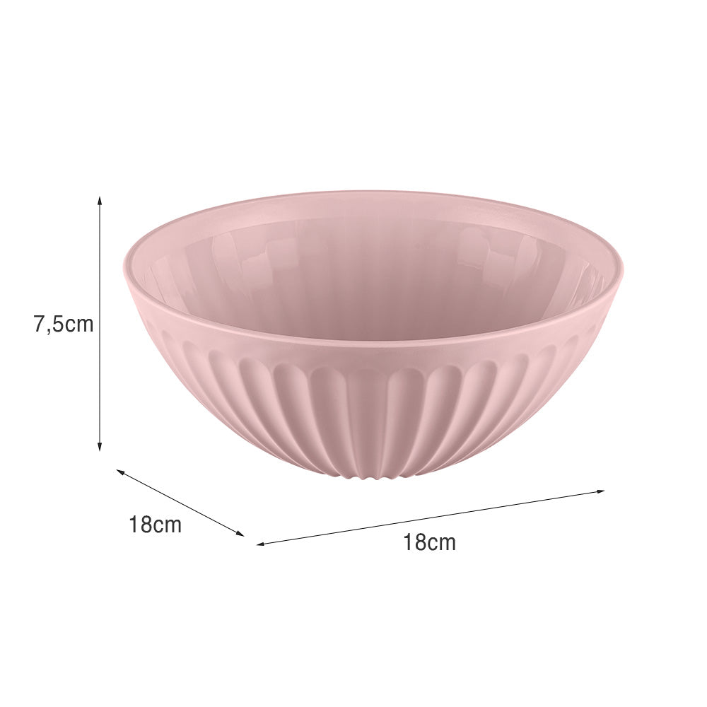Saladeira de Plástico 1 Litro Rosa UZ - medidas