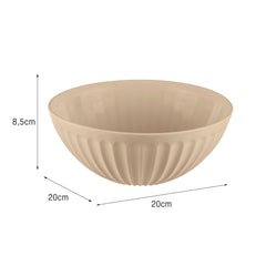 Saladeira de Plástico 1,5 Litros Capuccino UZ - medidas